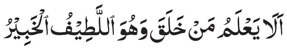Surah-Mulk-Ayat-14 Surah Mulk Ayat 14